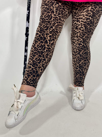 Brown Leopard Print Super-soft Leggings