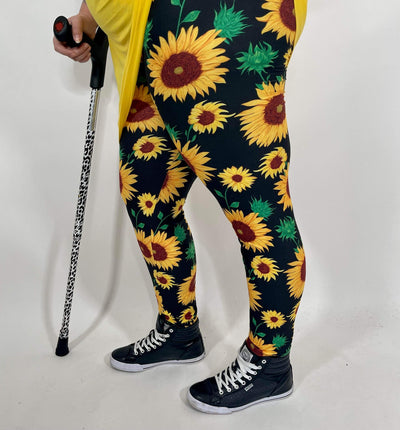 Sunflower Print Super-soft Leggings