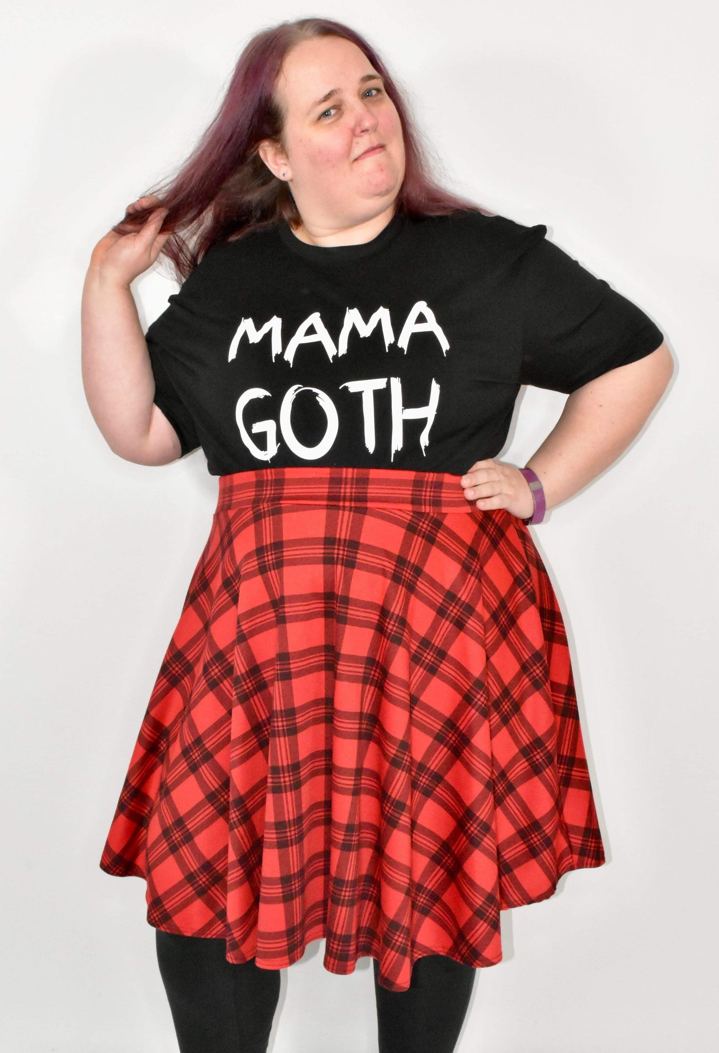 Black "Mama Goth" Unisex Slogan T-Shirt
