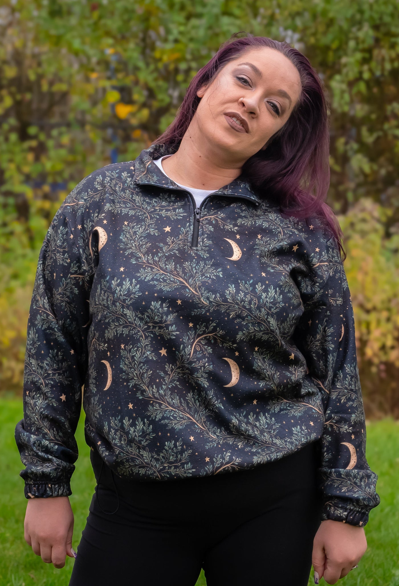 Pagan Night Zip Neck Polar Fleece