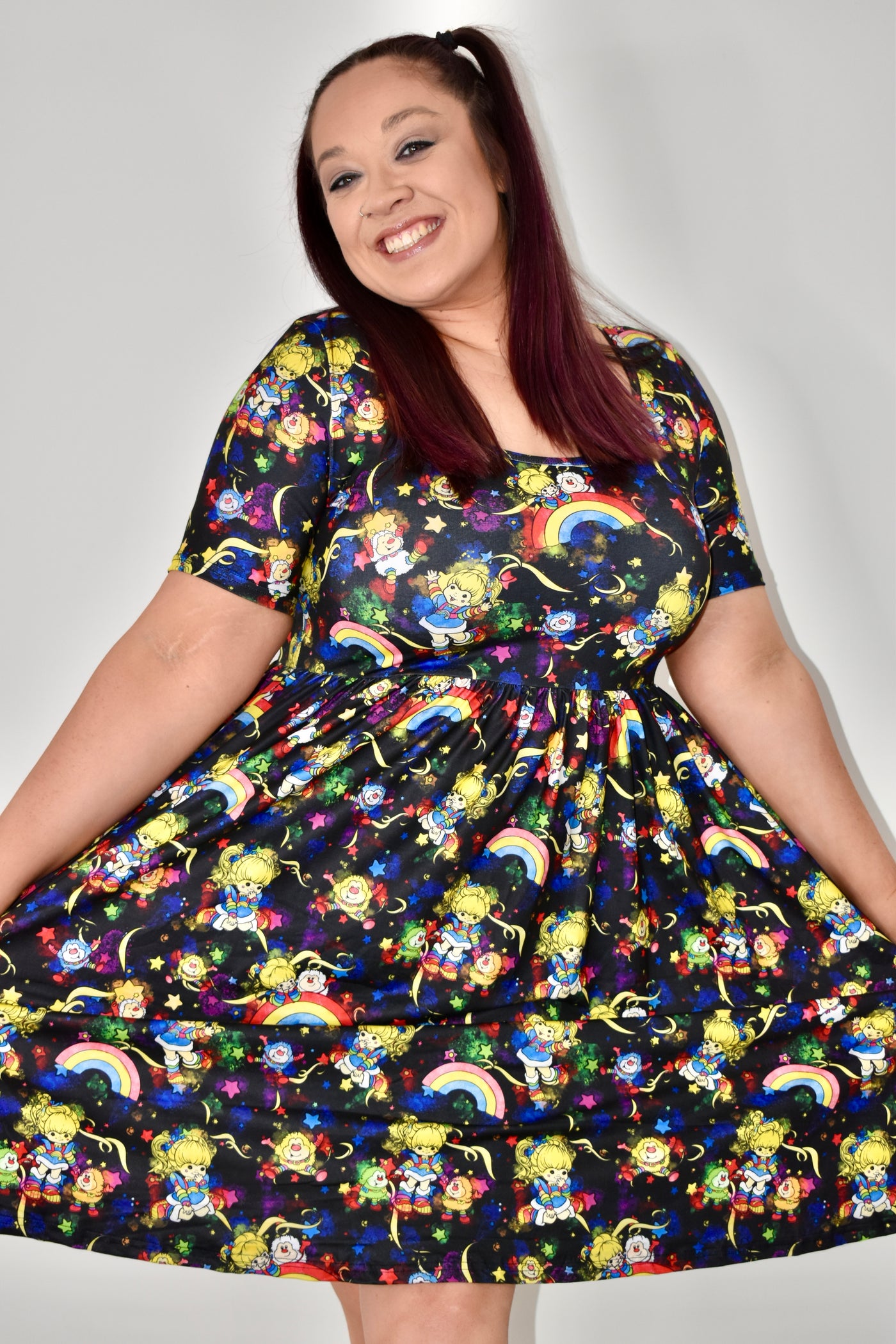 Brite Girl 2-Way Pocket Skater Dress