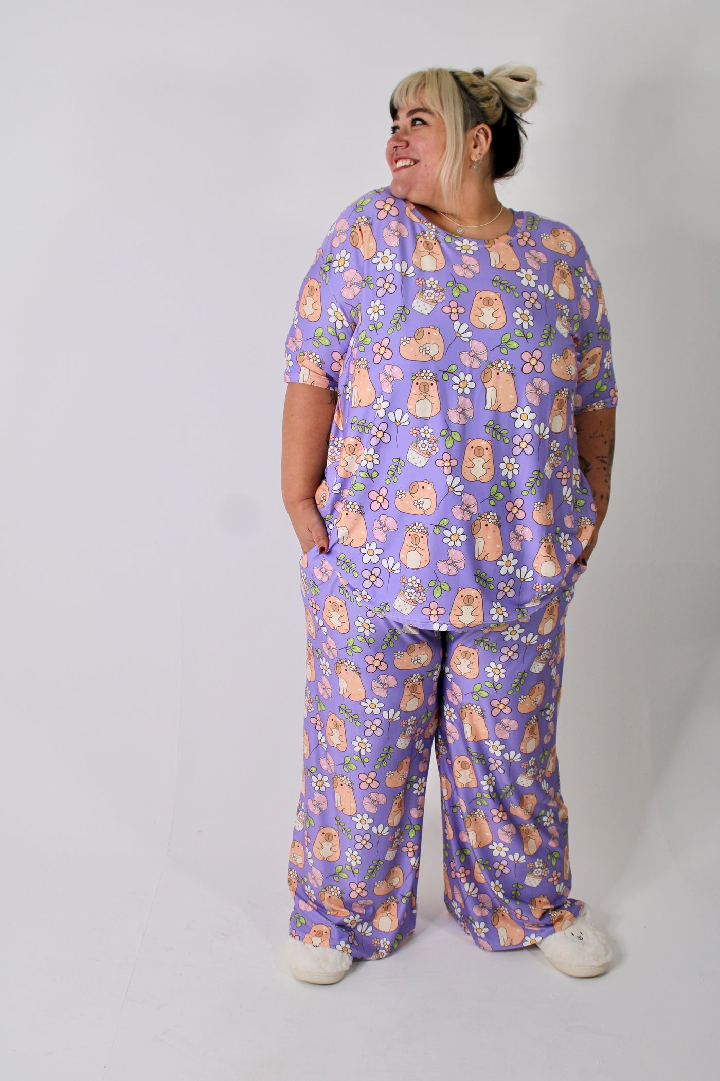 Happy-Bara Supersoft Pocket Lounge Pants