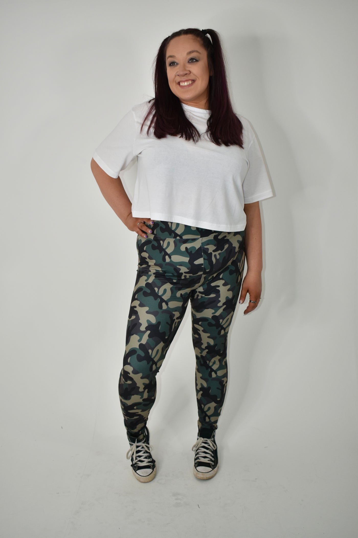 Green Camouflage Super Soft Leggings