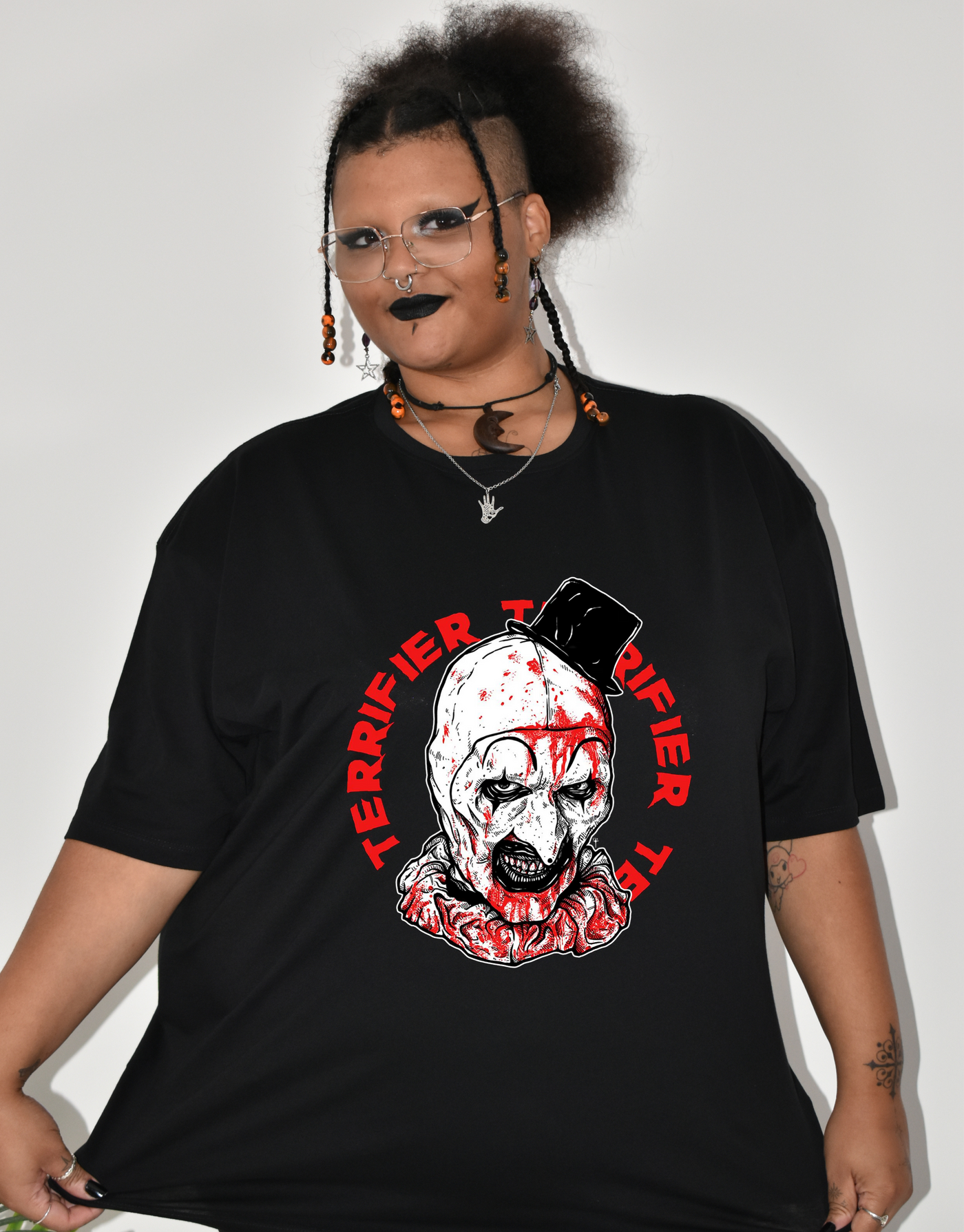 Black "Terrifier" Unisex Organic T-Shirt