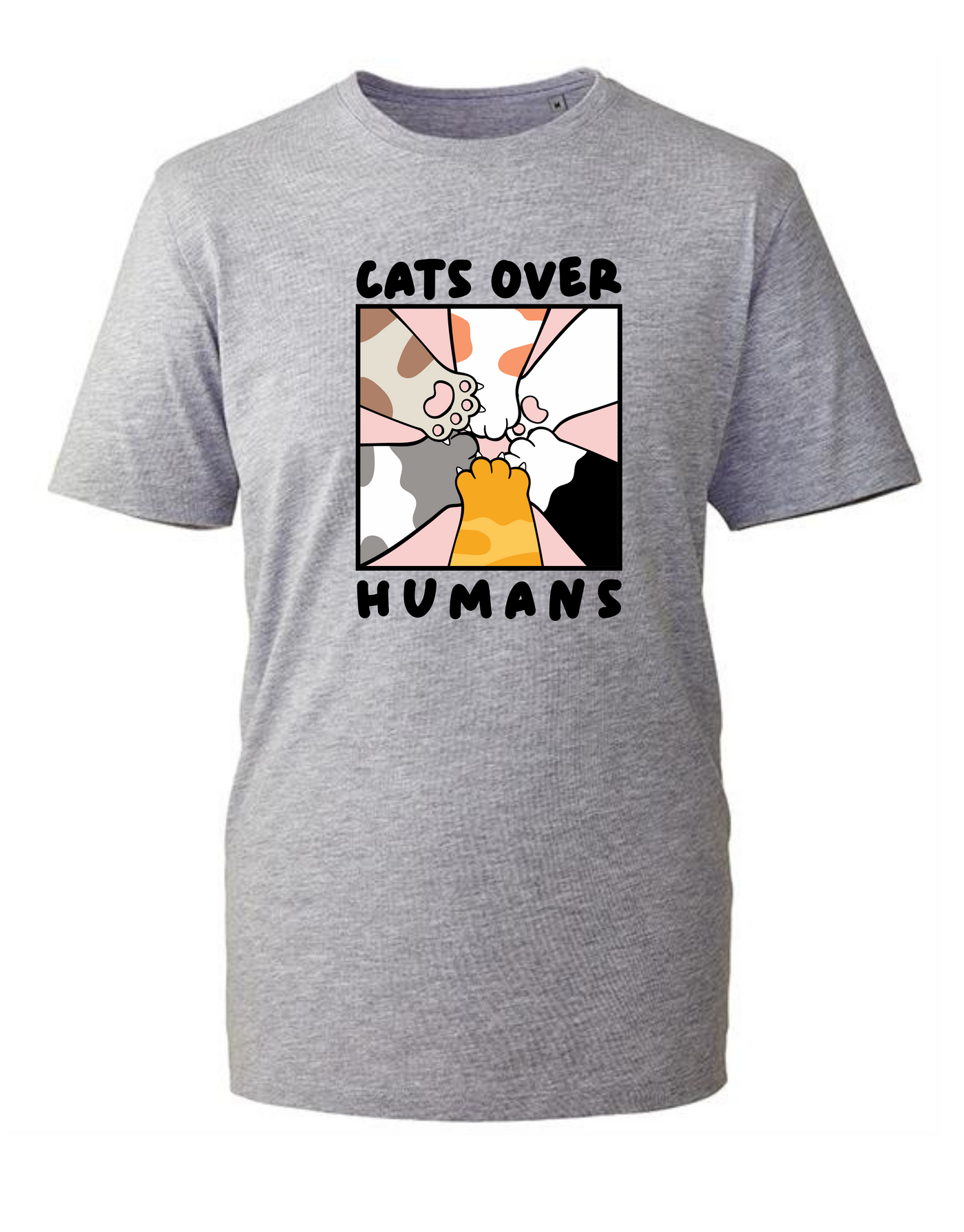 "Cats Over Humans" Unisex Organic T-Shirt