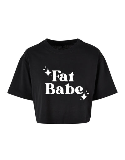 "Fat Babe" Unisex Cropped T-Shirt