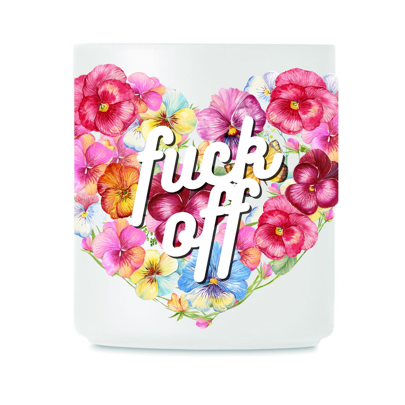 Floral "Fuck Off" 11oz Mug