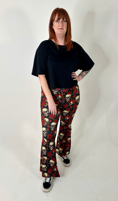 Oh My Goth Super Soft Pull On Flares