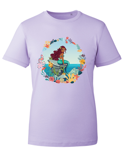 Mermaid Circle Unisex Organic T-Shirt