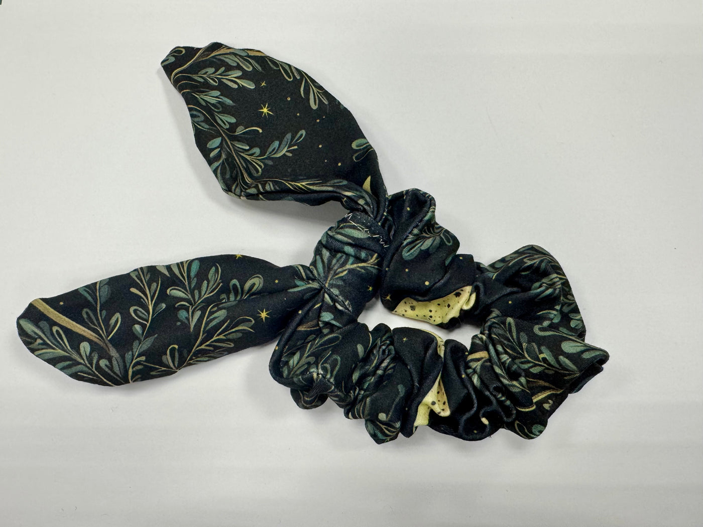 Topsy Repurposed - Pagan Night Bow Scrunchie