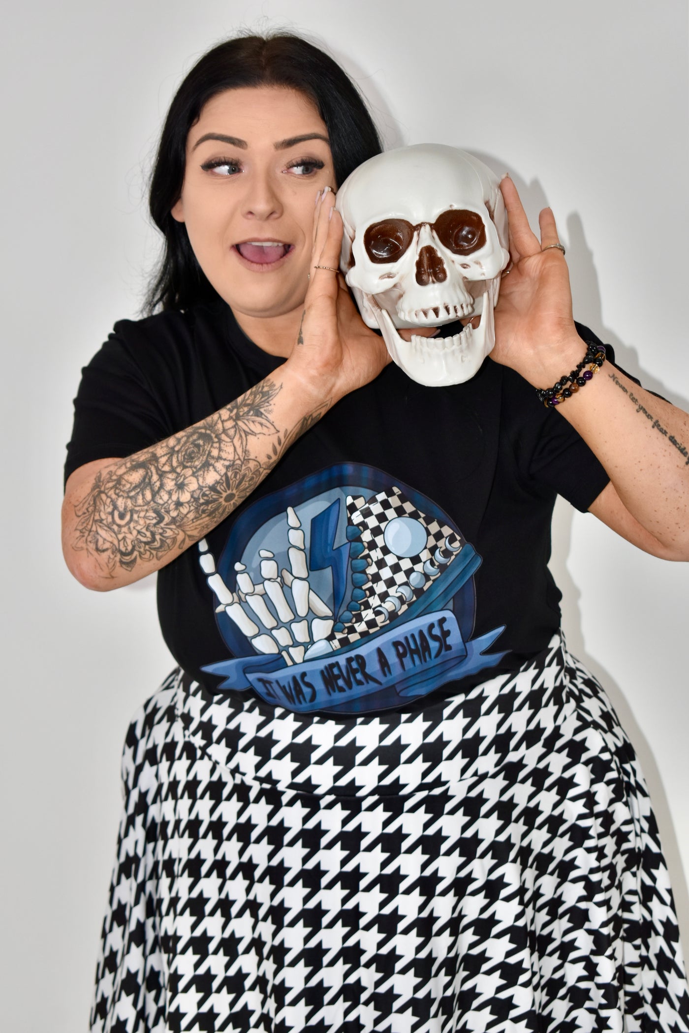 Black "It Was Never A Phase" Unisex Organic T-Shirt