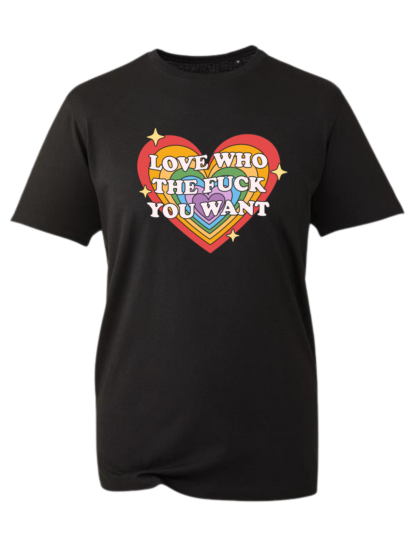 "Love Who You Want" Unisex Organic T-Shirt