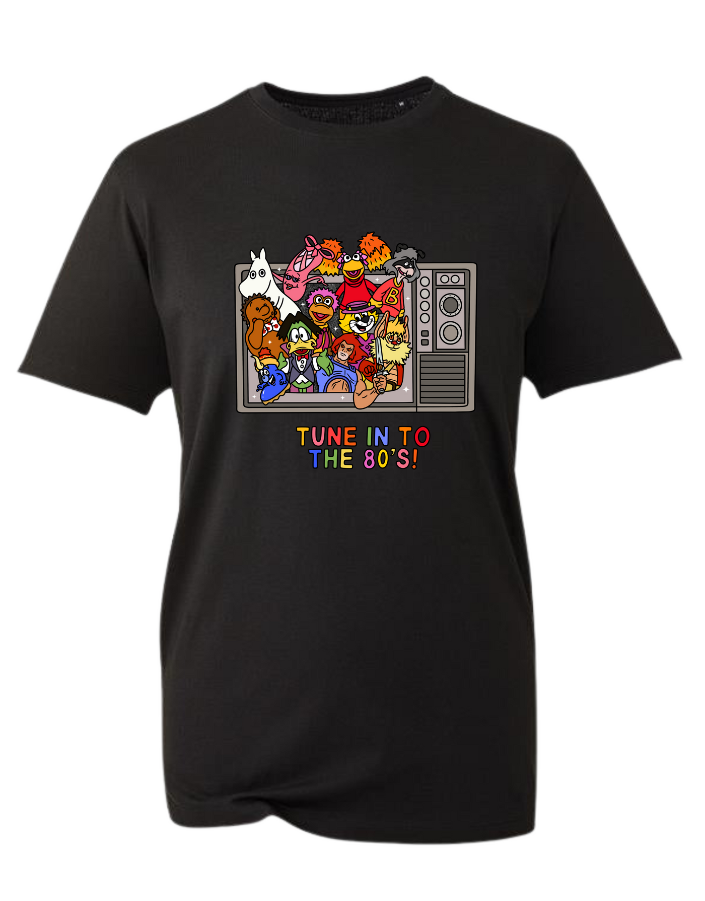 “Tune In To The 80's" Unisex Organic T-Shirt