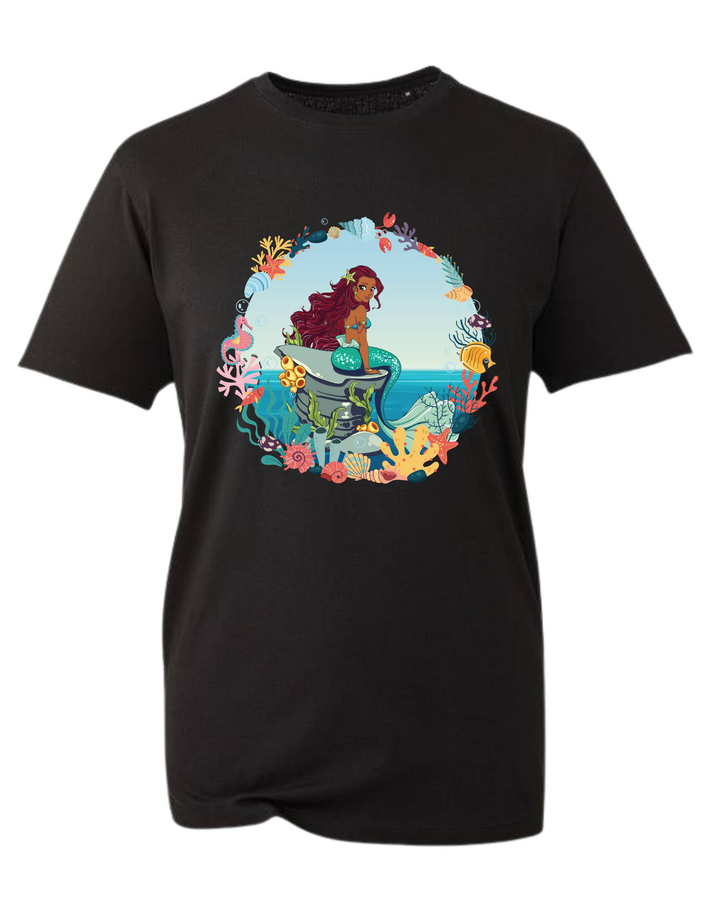 "Mermaid Circle" Unisex Organic T-Shirt