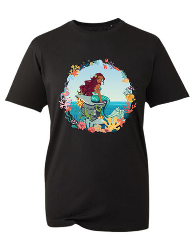 Mermaid Circle Unisex Organic T-Shirt