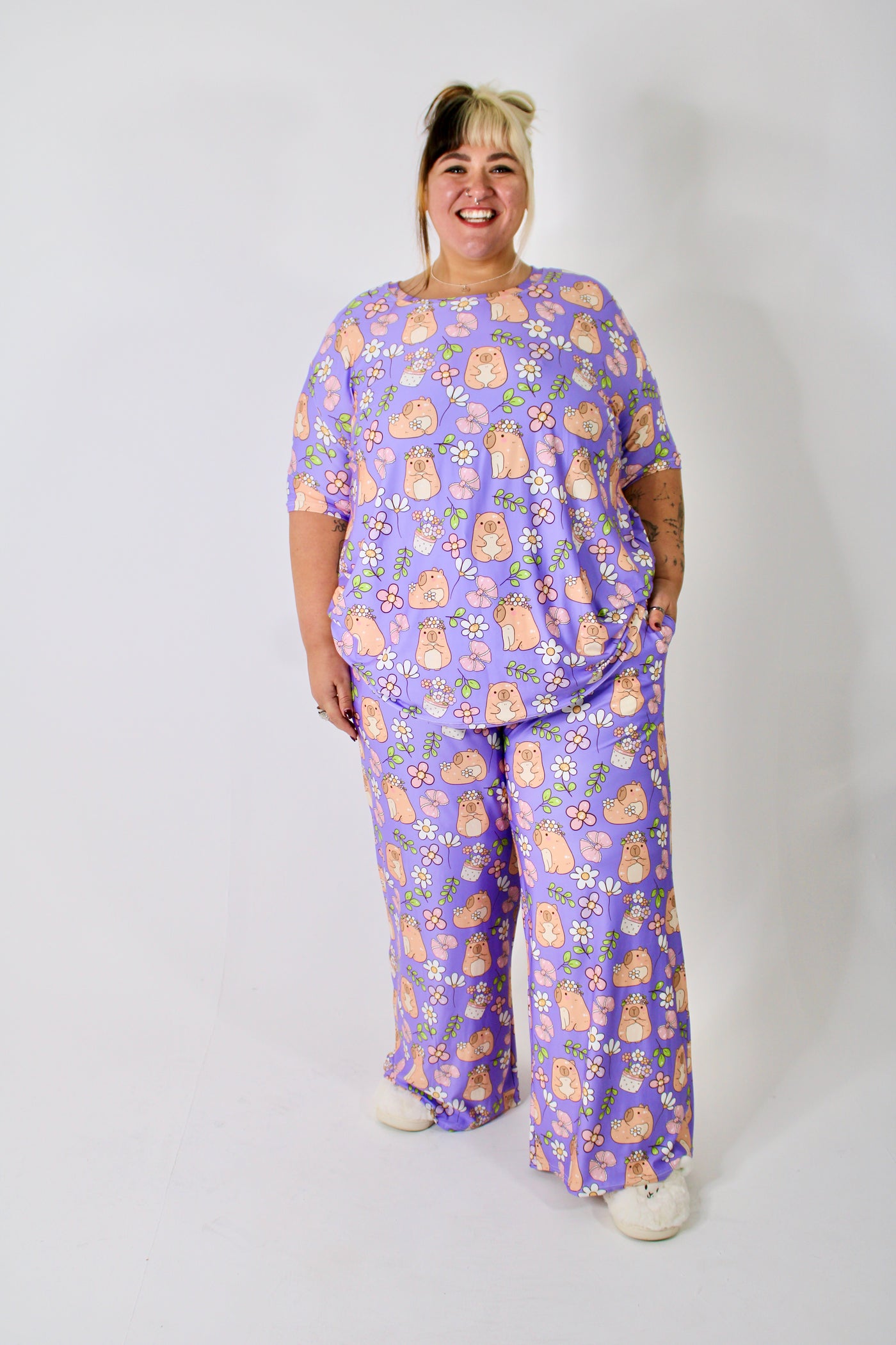 Happy-Bara Supersoft Pocket Lounge Pants