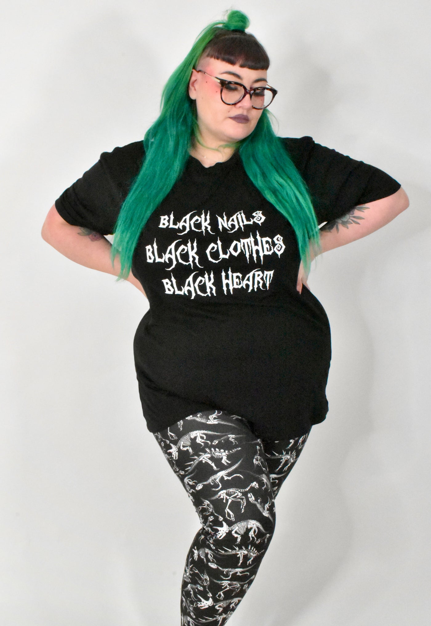 Black "Black Nails" Unisex Organic T-Shirt