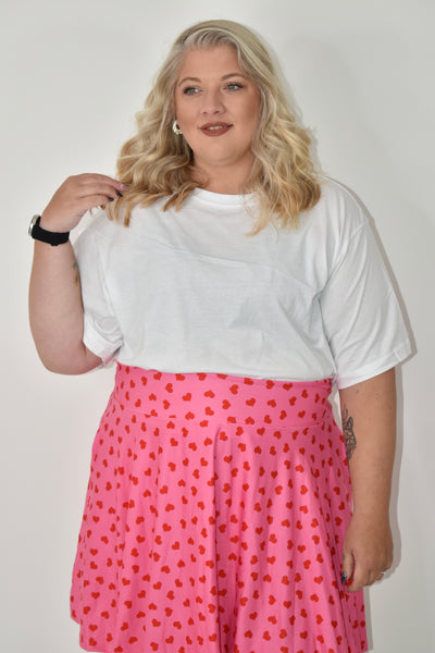 Stupid Cupid Pocket Skater Skirt