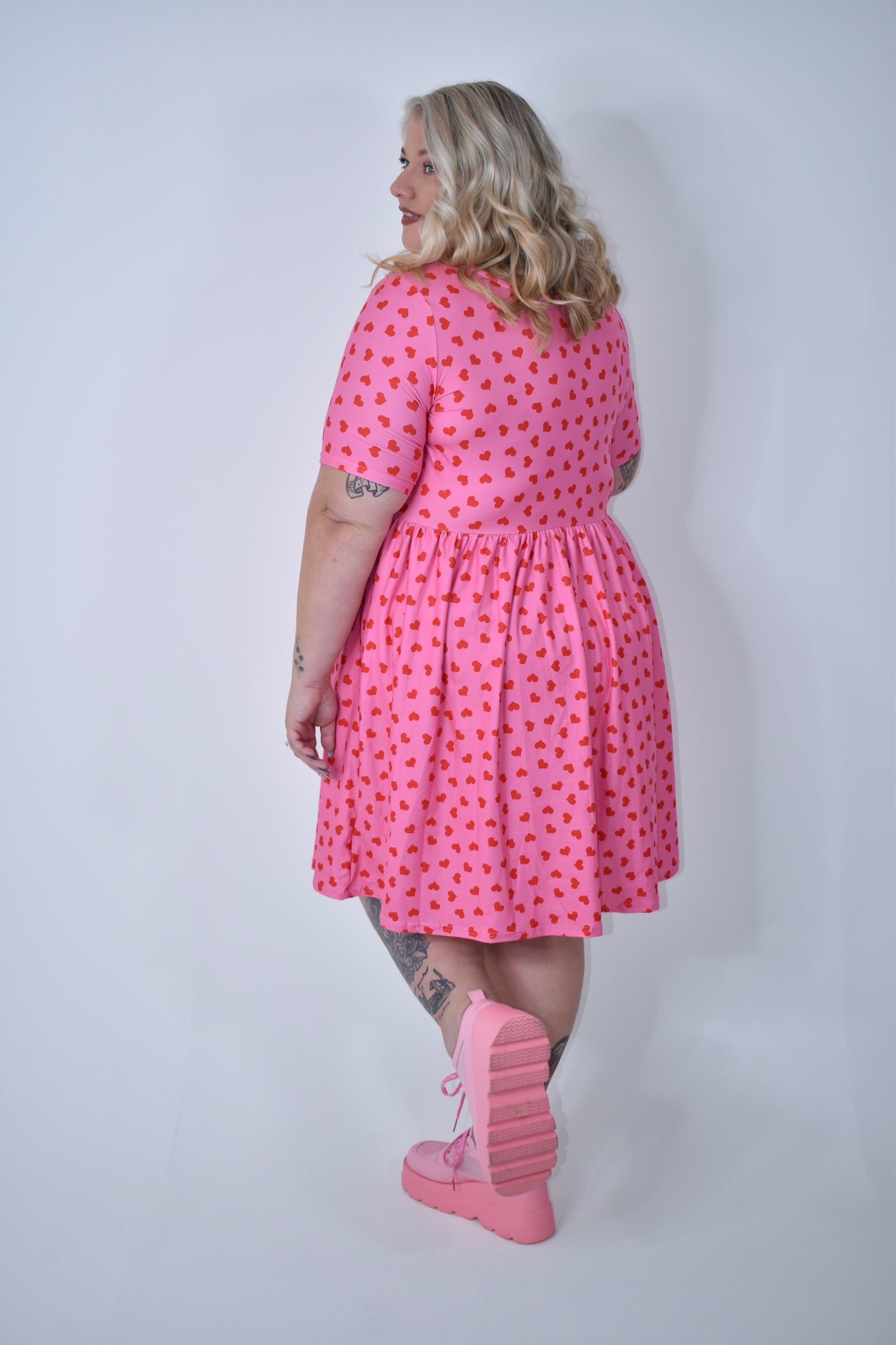 Stupid Cupid 2-Way Pocket Skater Dress