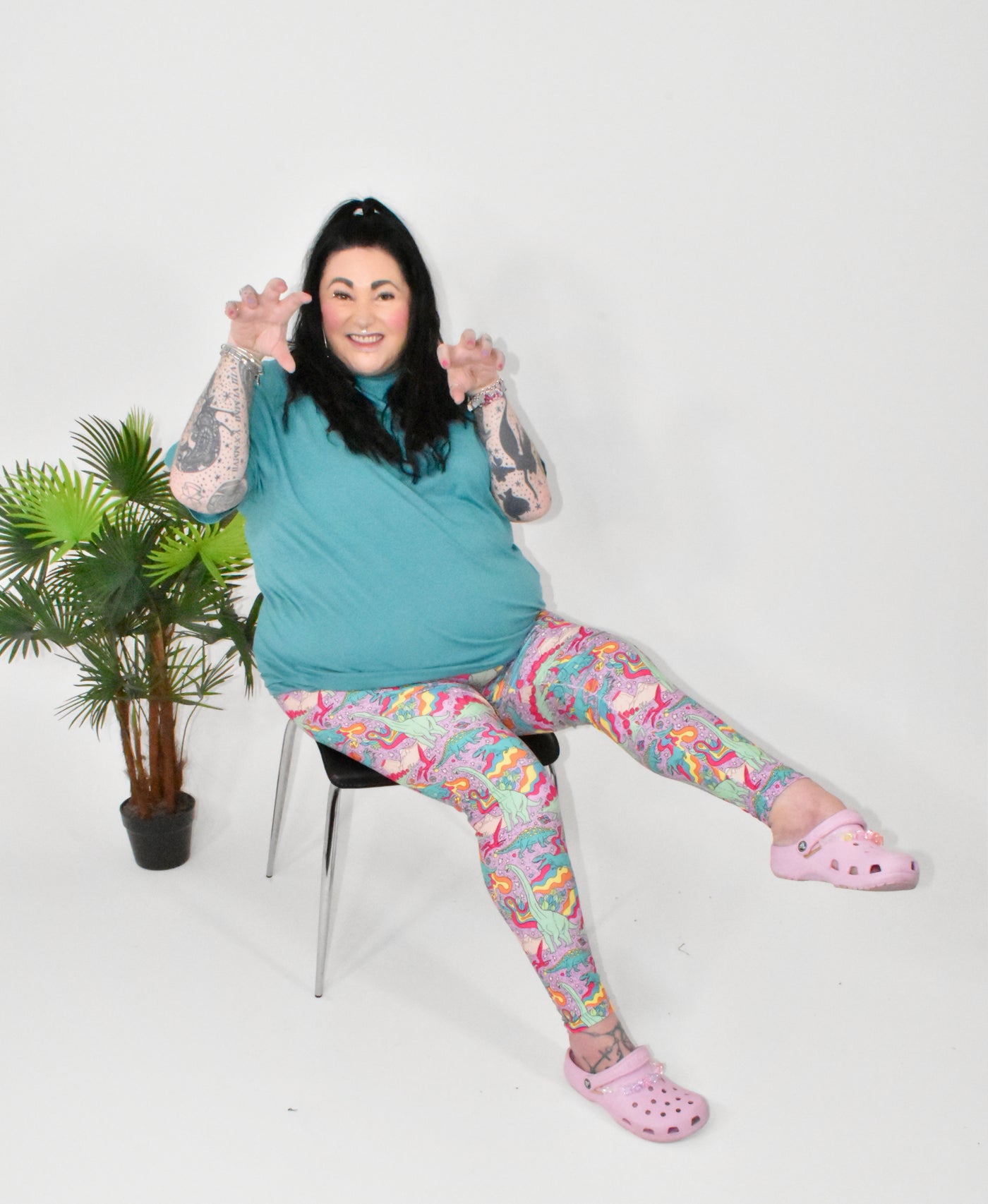 Prehistoric Pastels Super Soft Leggings