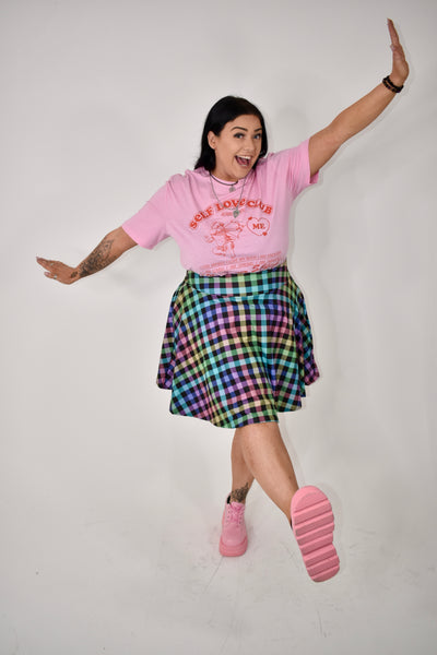 Light Pink "Self Love Club" Unisex Organic T-Shirt