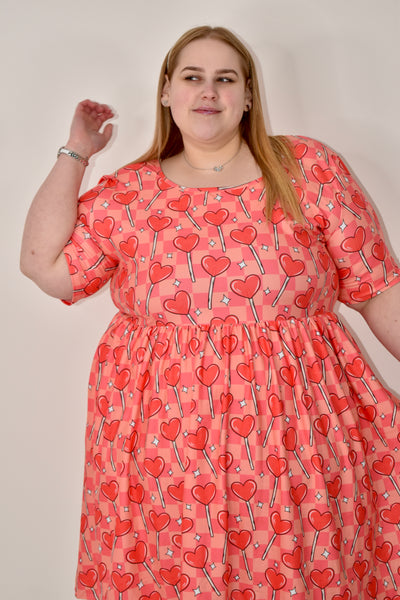 Suck Off 2-Way Pocket Skater Dress