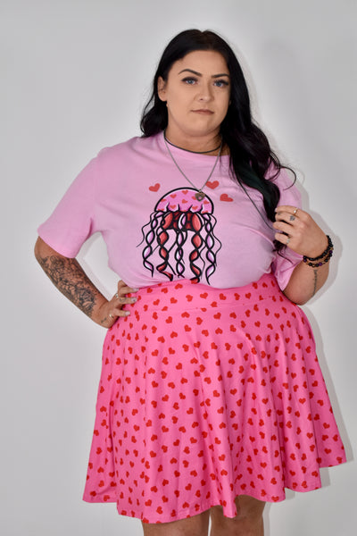 Light Pink Cupid Jellyfish Unisex Organic T-Shirt