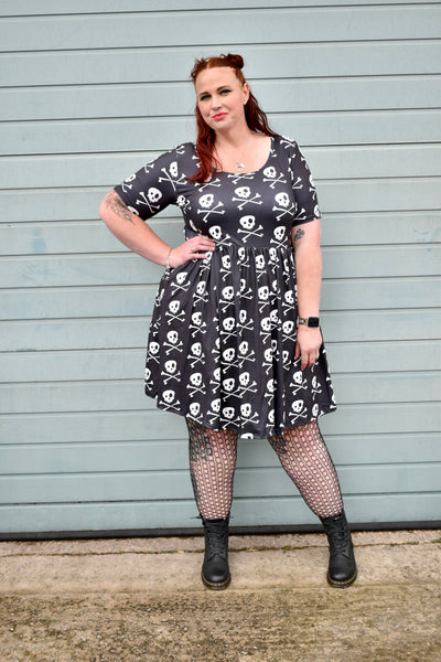 Shiver Your Timbers 2-Way Pocket Skater Dress