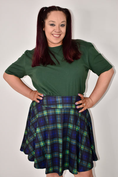 Kiltin' It Pocket Skater Skirt (Additional Size Added)