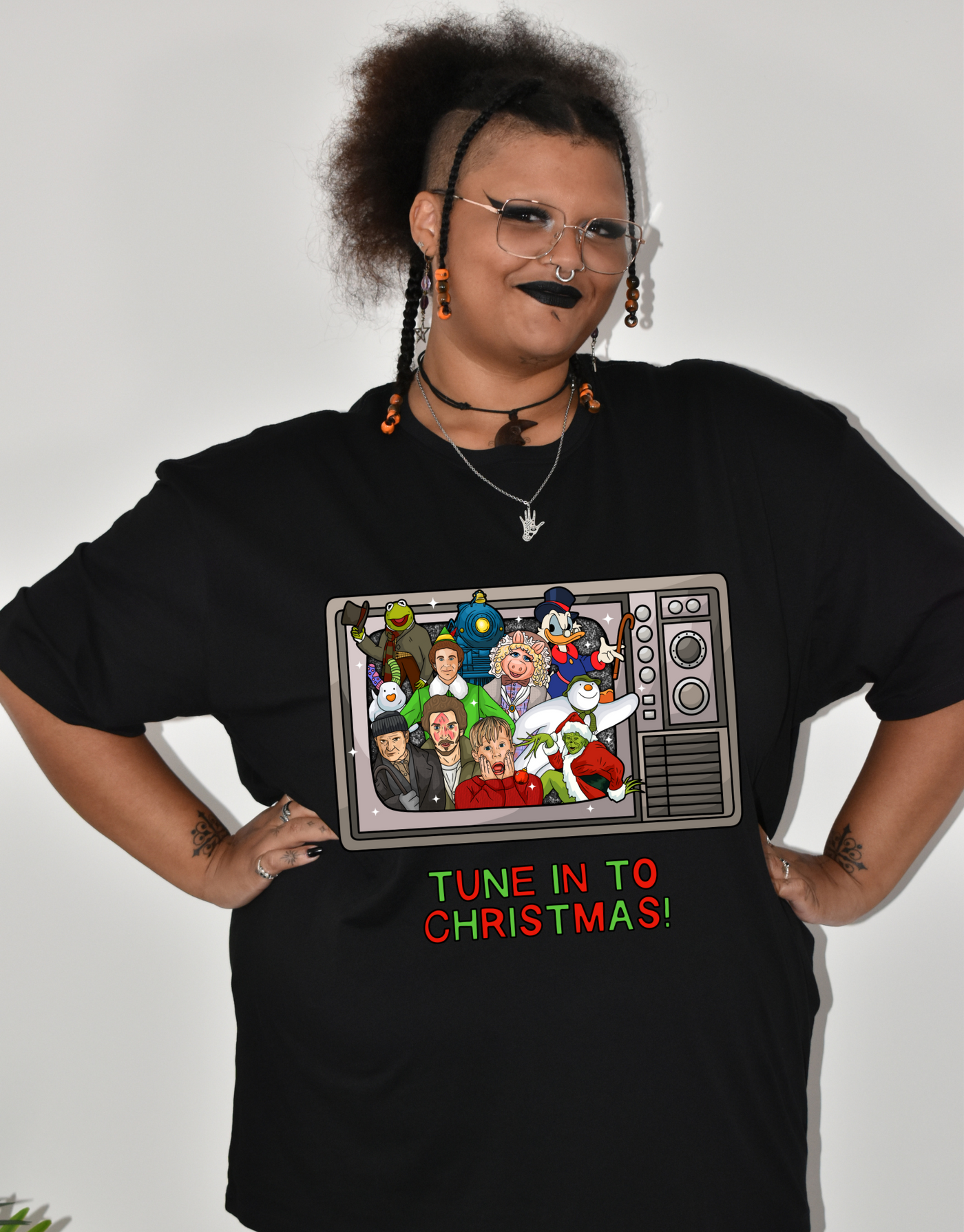 "Tune Into Christmas" Unisex Organic T-Shirt