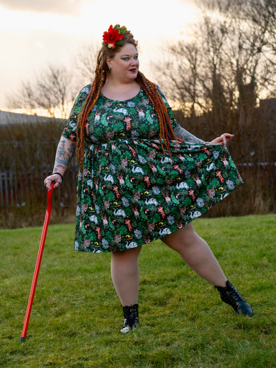 Safari So Good 2-Way Pocket Skater Dress
