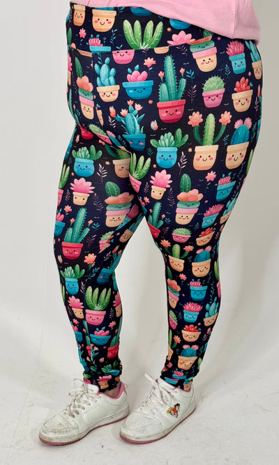 Cute Cacti Super Soft Leggings