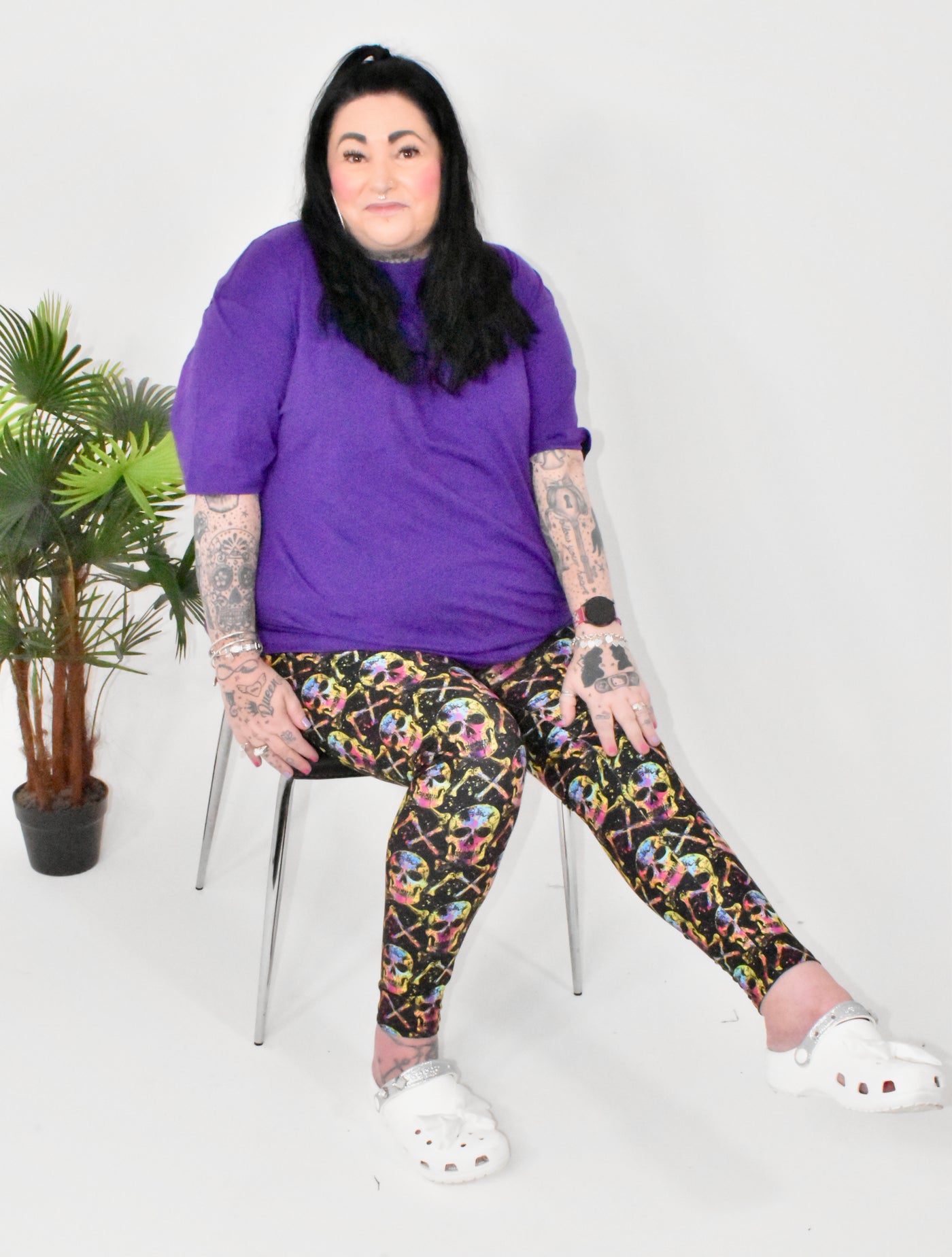 Vivid Skulls Super Soft Leggings