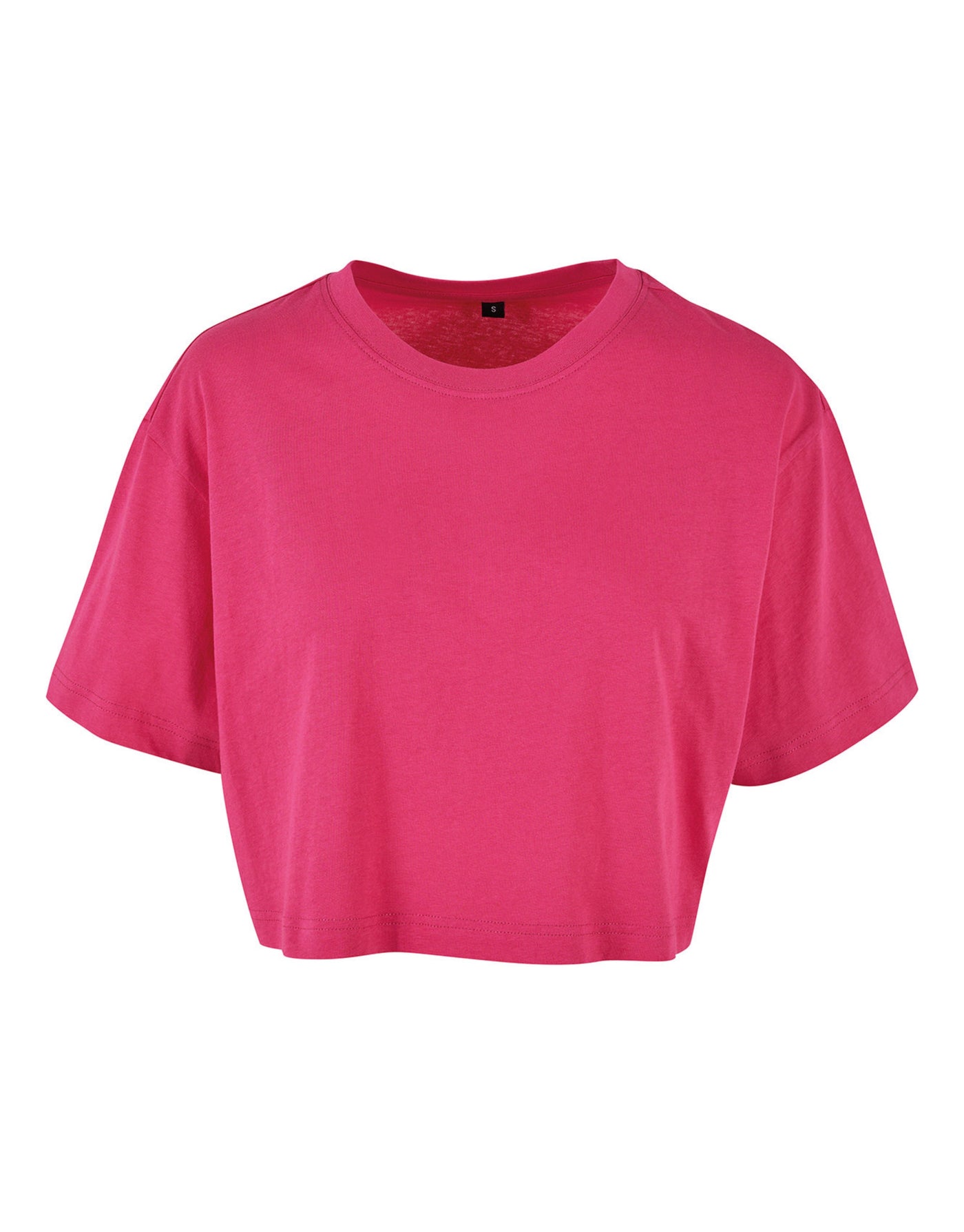 Hot Pink Unisex Cropped T-Shirt