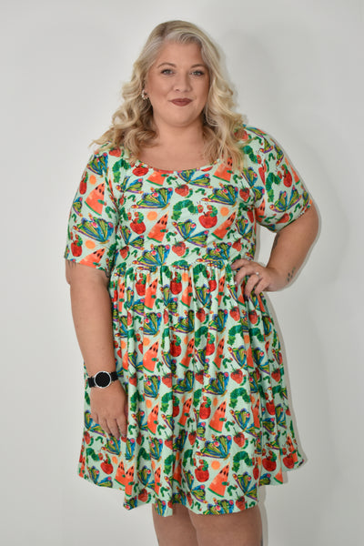 The Hangry Bug 2-Way Pocket Skater Dress