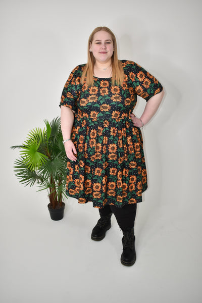 Sunny Spots 2-Way Pocket Skater Dress