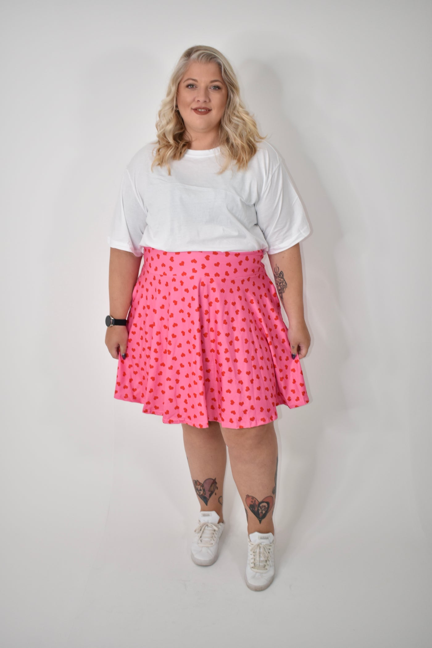 Stupid Cupid Pocket Skater Skirt