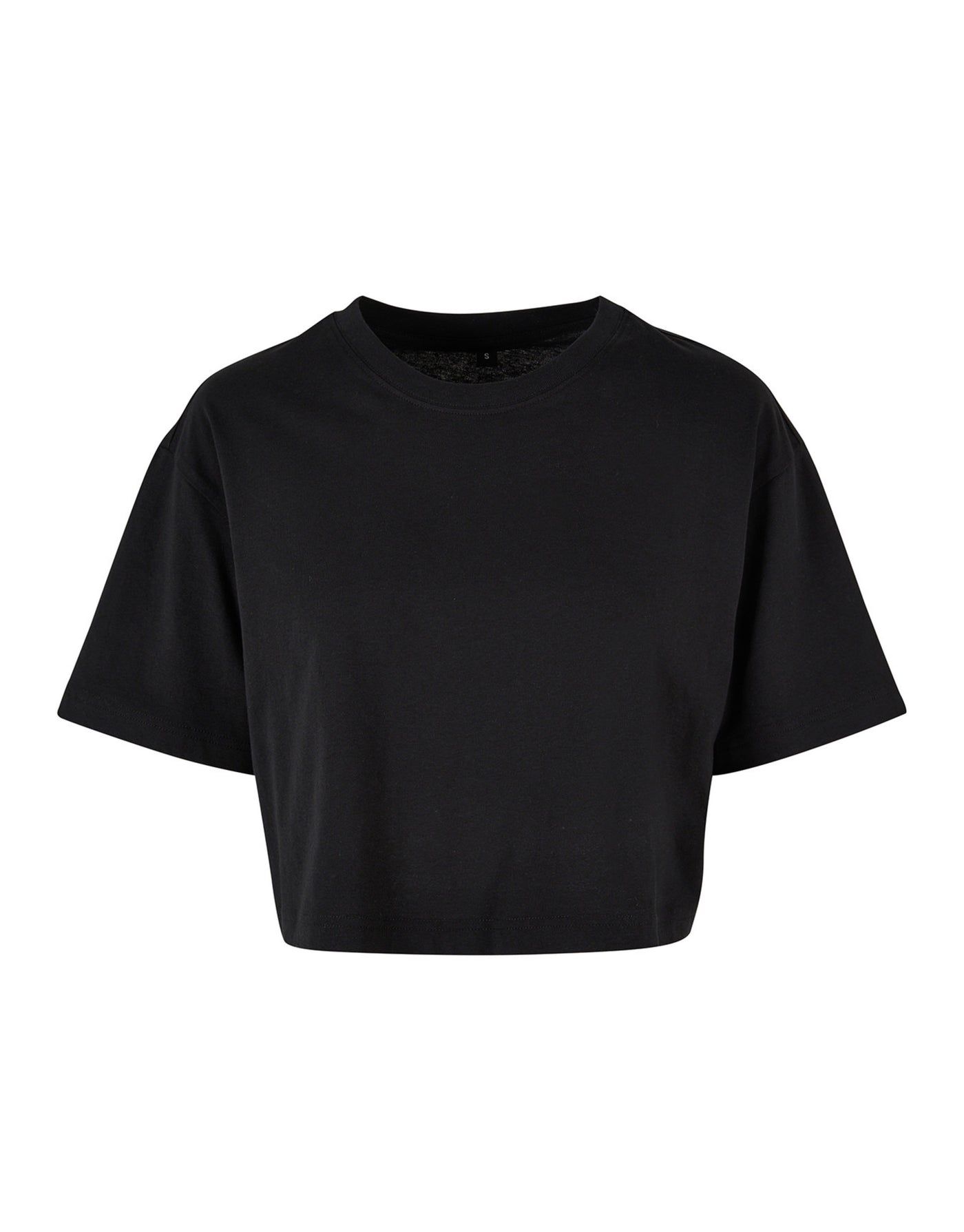 Black Unisex Cropped T-Shirt