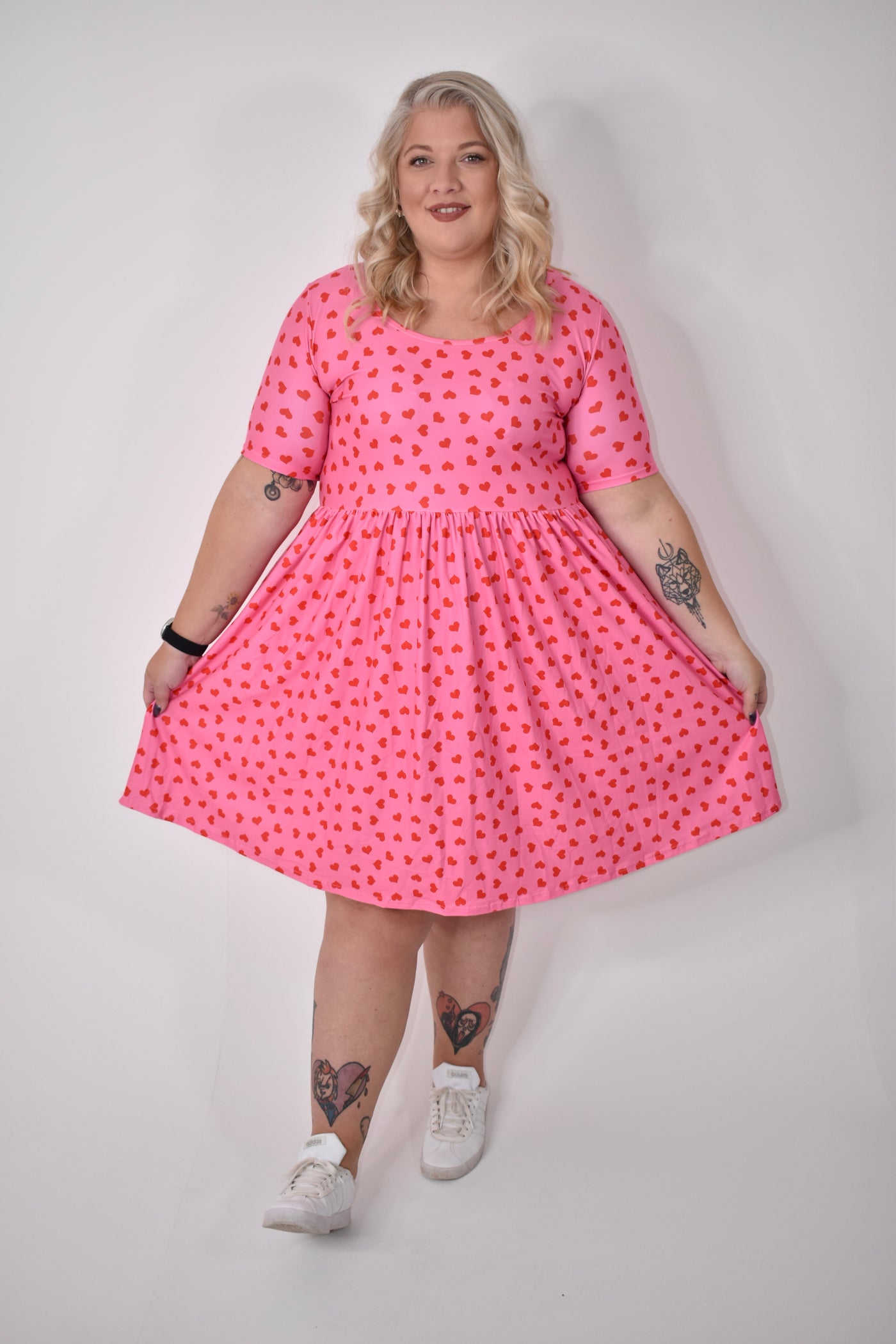 Stupid Cupid 2-Way Pocket Skater Dress