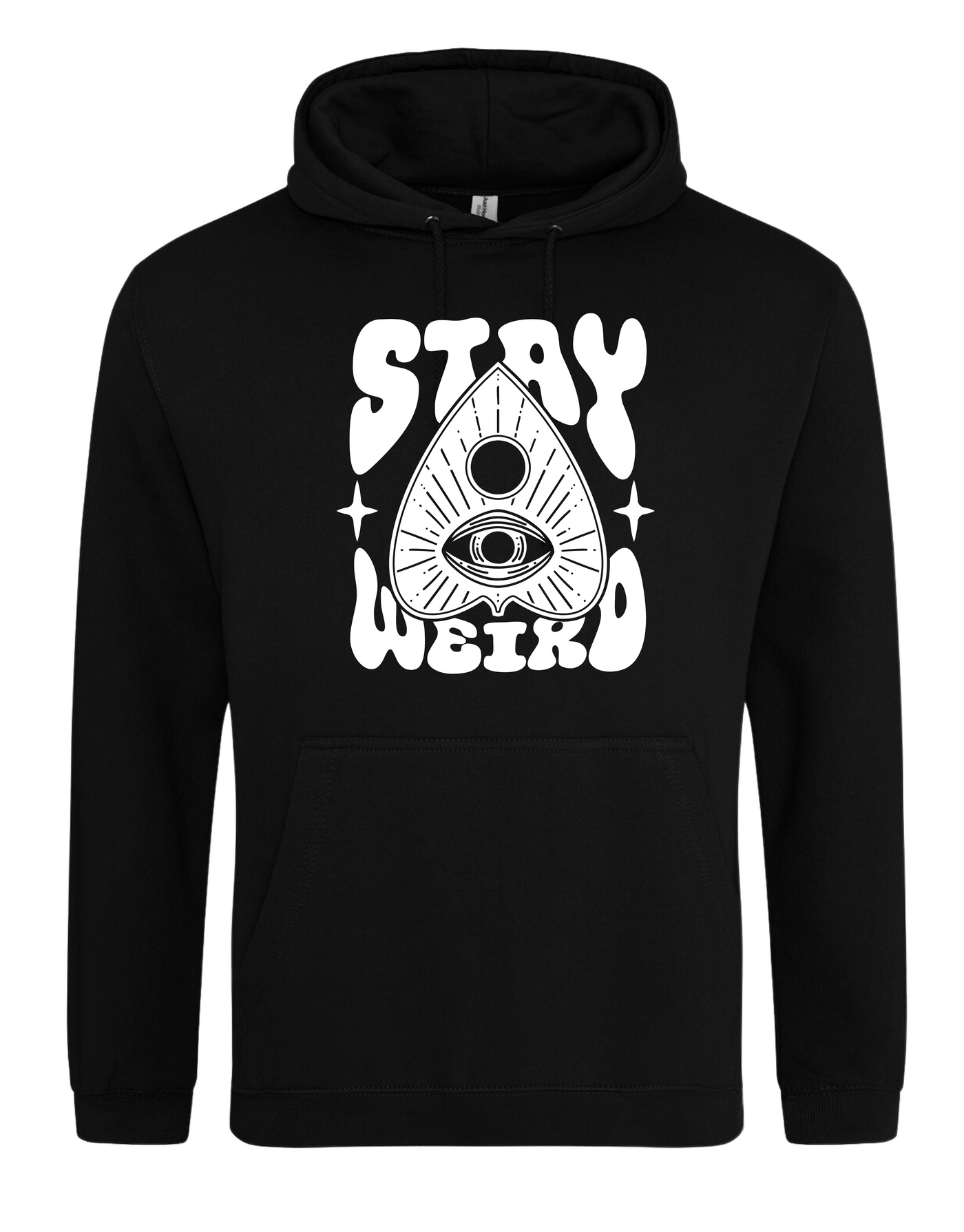 Black "Stay Weird" Standard Hoodie