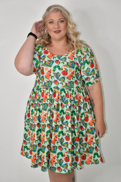 The Hangry Bug 2-Way Pocket Skater Dress