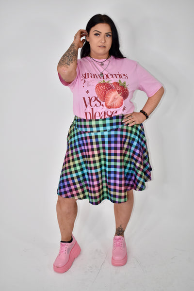 Light Pink Strawberry Unisex Organic T-Shirt