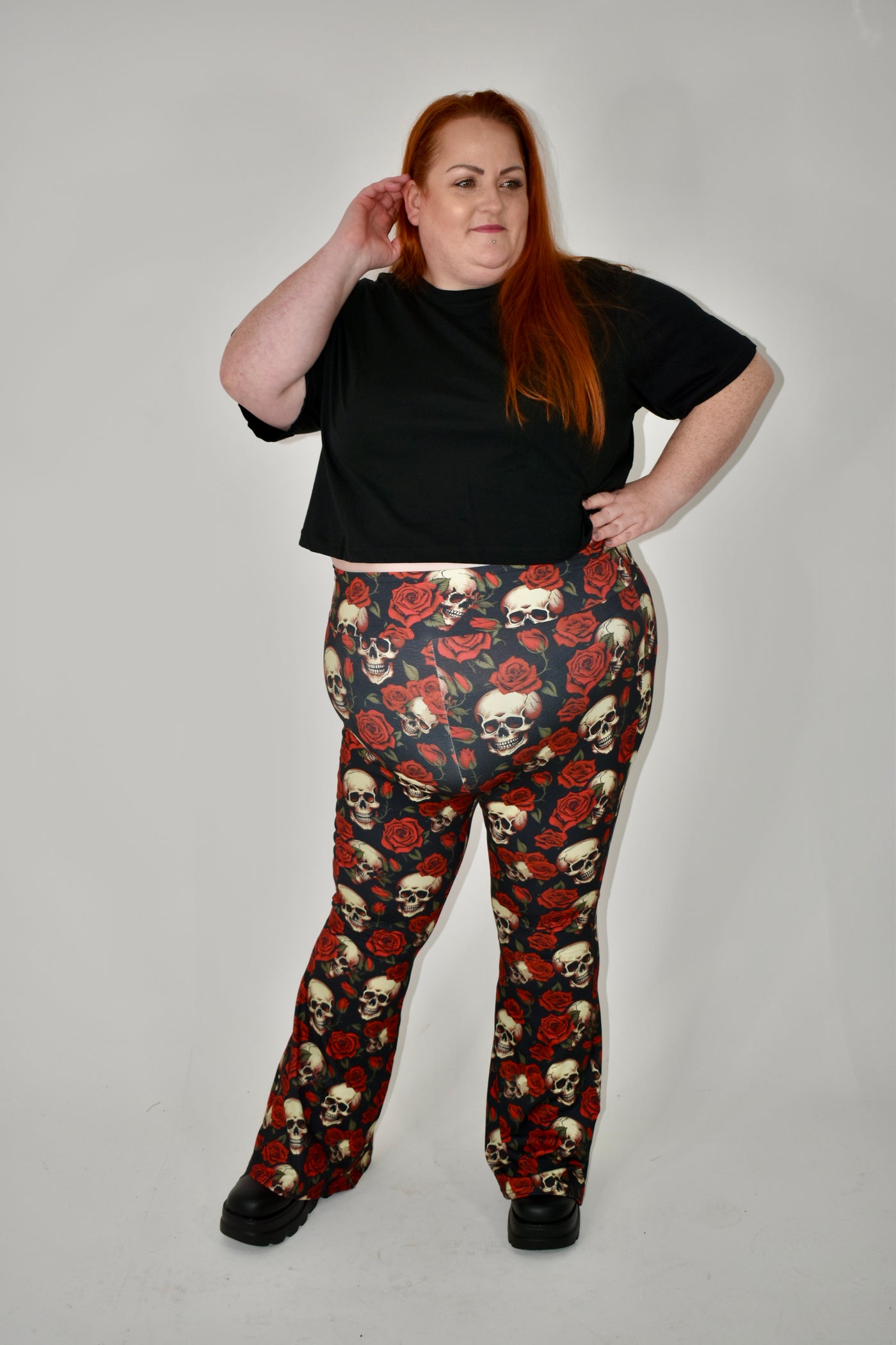 Oh My Goth Super Soft Pull On Flares