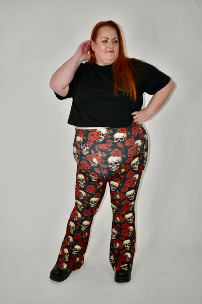 Oh My Goth Super Soft Pull On Flares