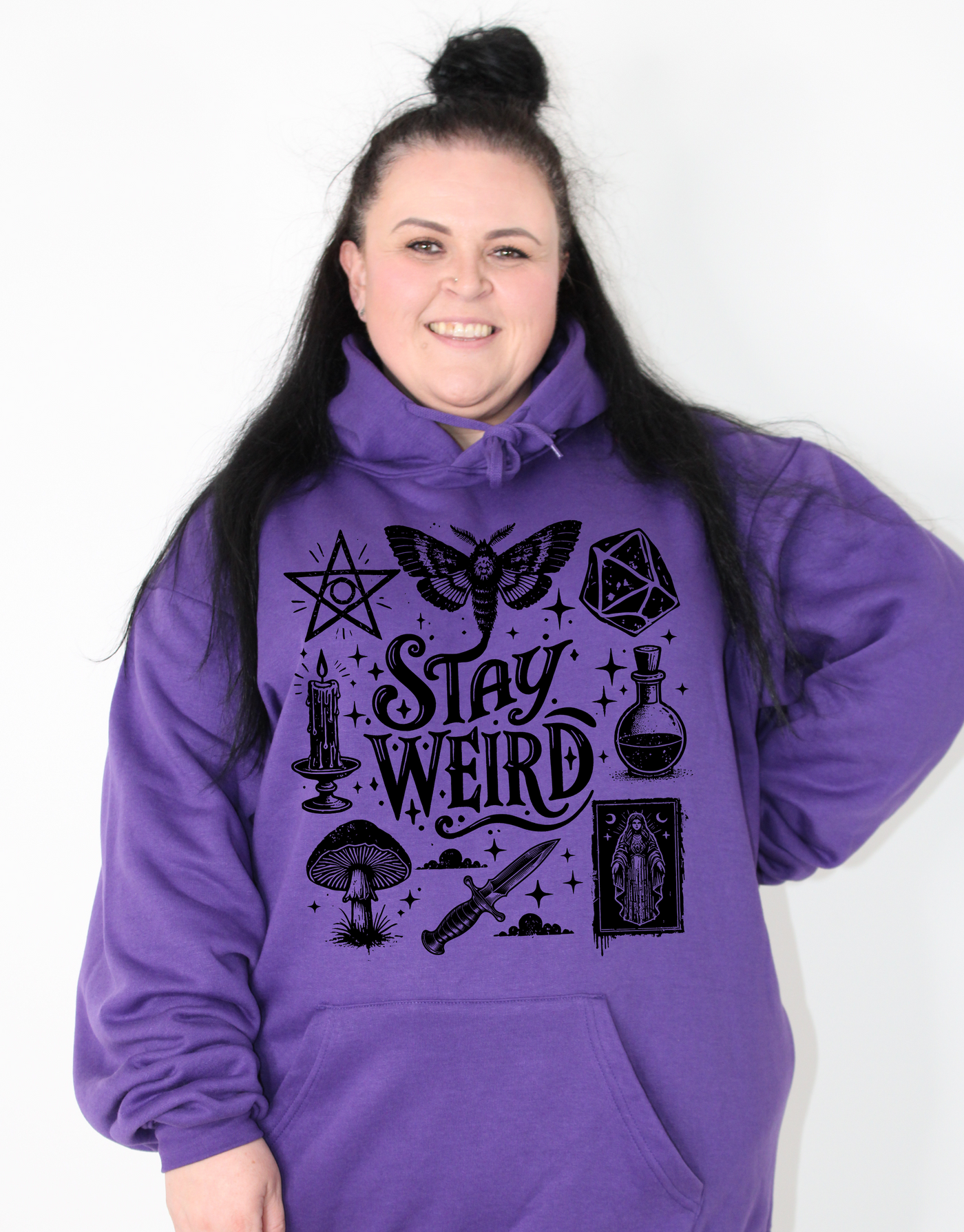 "Stay Weird" Witch F&B Standard Unisex Hoodie