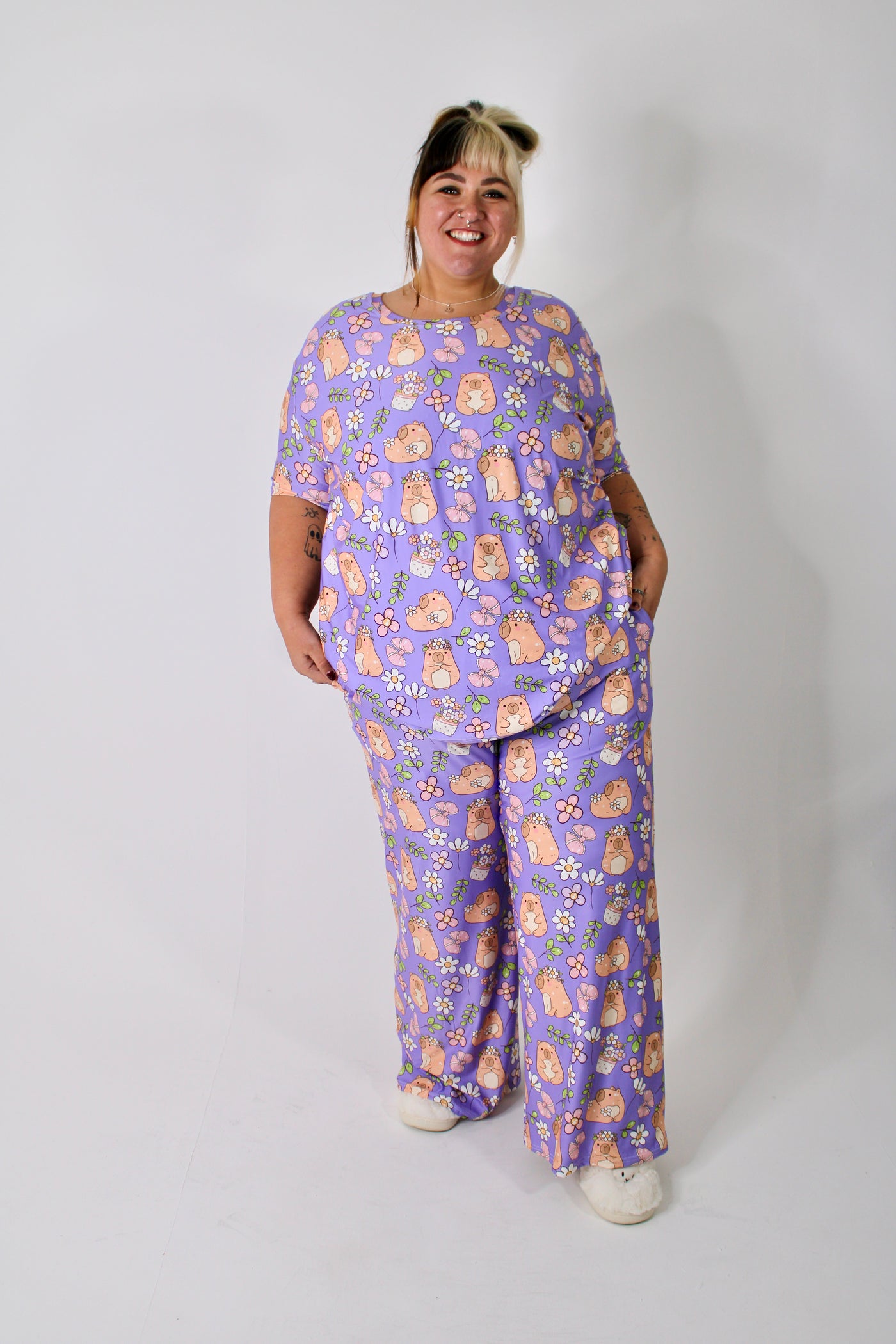 Happy-Bara Supersoft Pocket Lounge Pants