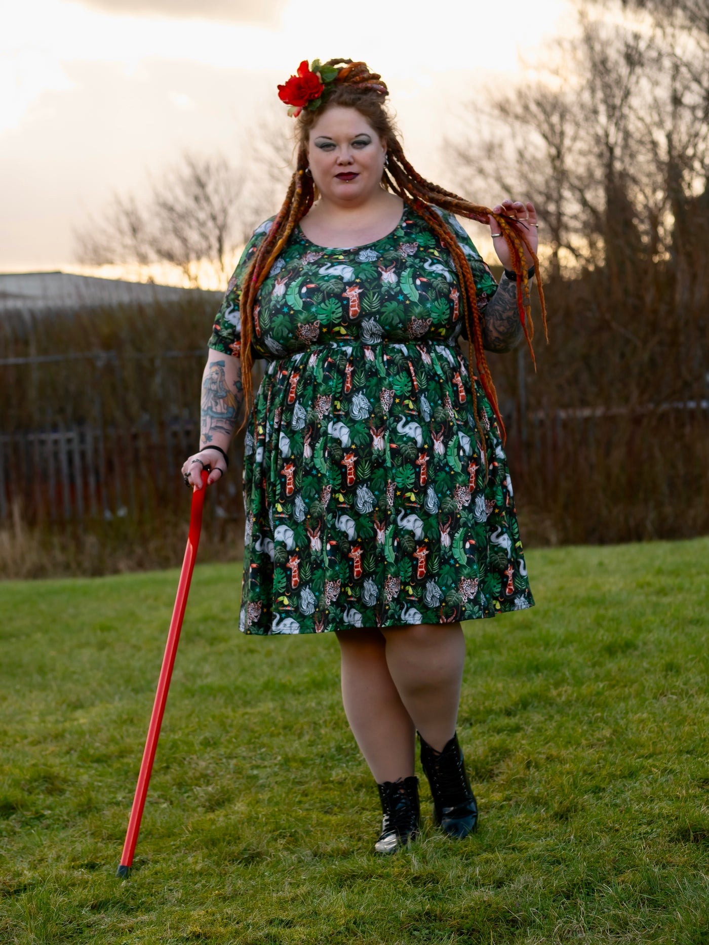 Safari So Good 2-Way Pocket Skater Dress