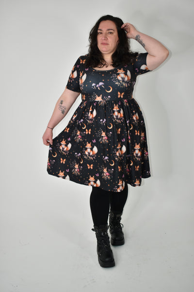 Feeling Foxy 2-Way Pocket Skater Dress