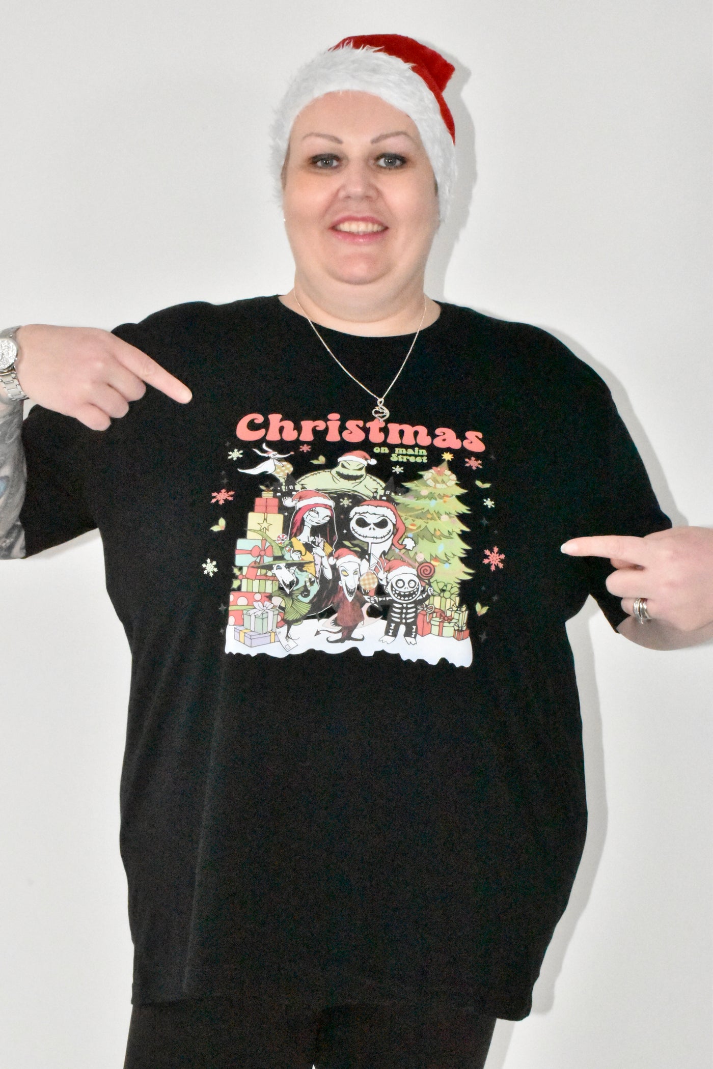 "Christmas On Main St" Unisex Organic T-Shirt