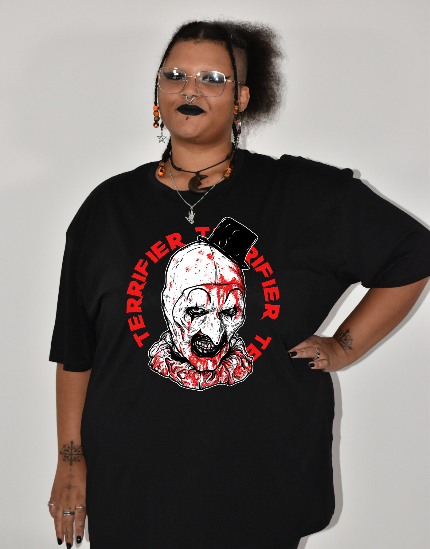 Black "Terrifier" Unisex Organic T-Shirt